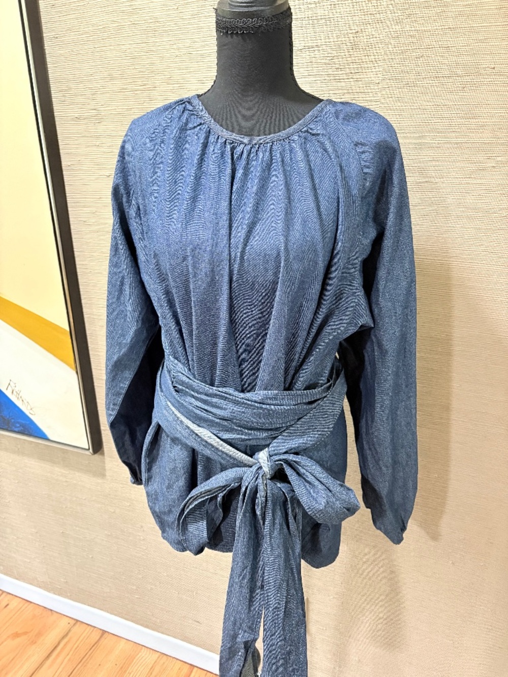 Denim blouse